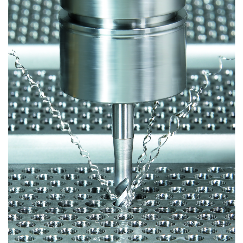 Machine tap HSS-E V3 CC-SFT DIN371C 45°, M8 6HX blind-hole thread CrN