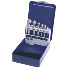 Deburring countersink HSS-E DIN335C 90° (6-piece) 6.3/8.3/10.4/12.4/16.5/20.5mm