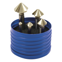 Countersink set HSS 90° 6.3-25 mm EUC-Speed ​​with 3-face shank