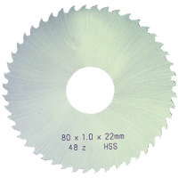 Metal circular saw blade HSS DIN1838B 50x0.5x13mm 48 ridges, coarse-toothed