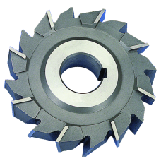 Дискова фреза HSS-E DIN885A 63x4x22 мм 12 ребер, з поперечним насіченням
