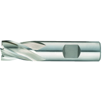 End milling cutter HSS-E DIN844N 2mm Z=4 short