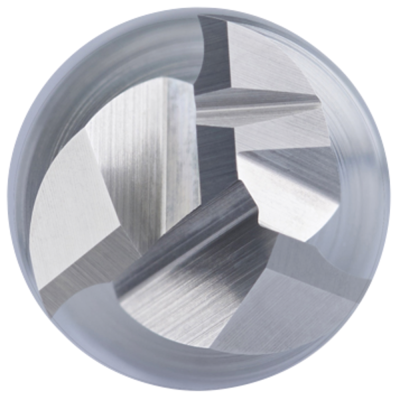 Alu-end milling cutter SC 40° 12 mm Z=3 short, HA, high-gloss polished, IC