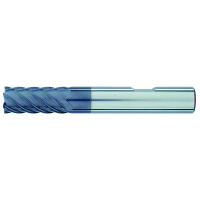 End milling cutter SC 12 mm Z=6, long, HB shank, TiAlN