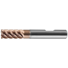 Цільна твердосплавна торцева фреза 4 мм Z=6 довжина HB, TiAlN-Ultra