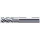 Solid carbide end milling cutter 40° clearance 12mm Z=4 r=0.2 HB AlCrN