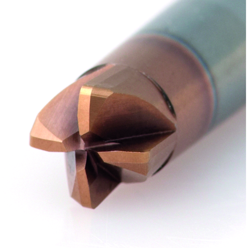 SC high feed-rate milling cutter 3° 8mm, L2=31mm, Z=6 R=0.8mm RockTec-65