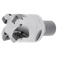 Screw-in milling cutter HIFEED 06410 10° 35x35 mm, M16, for 4 x SO..0803..