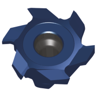 Ріжуча пластина C18 R11 повного радіуса для фрезерування врізним фрезеруванням W=2.2 (розмір 18 мм) AMT7