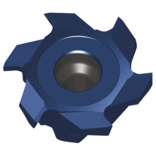 Ріжуча пластина C18 R11 повного радіуса для фрезерування врізним фрезеруванням W=2.2 (розмір 18 мм) AMT7