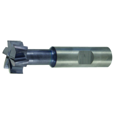 Solid carbide T-slot milling cutter DIN851N 21x9mm Z=6 AlCrN