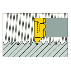 Cutting insert RS16.1835.02 full profile 3.5 mm/Dmin=16 mm AL41F