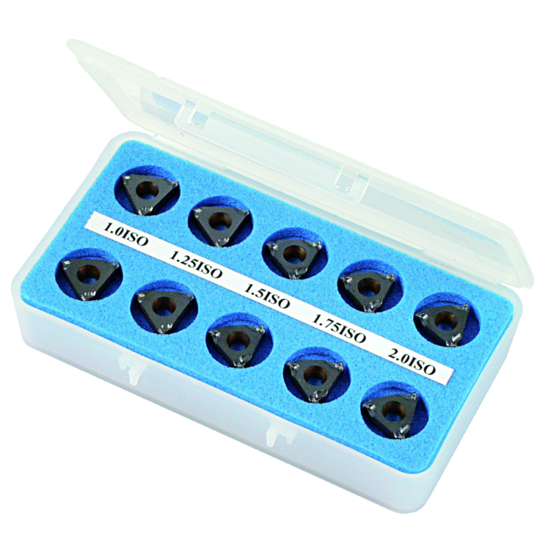 Threading insert set external, 16ERB 1.00-2.00 ISO HC5630 (10-pieces)