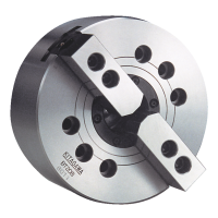 Two-jaw wedge hook power chuck BT-206, 169mm
