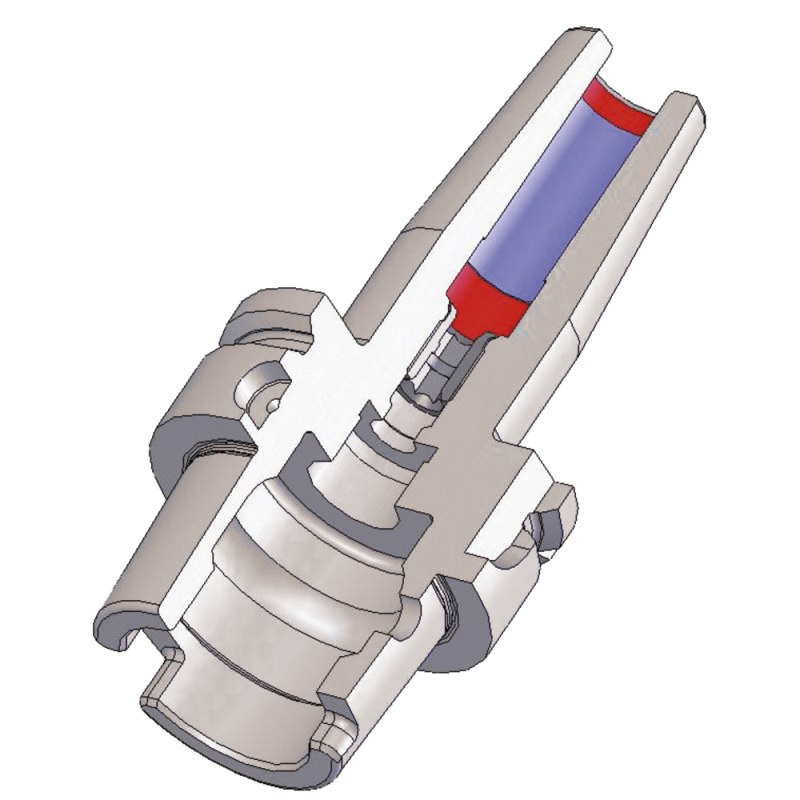 Shrink fit holder DIN69893 HSK-A63, 3mm A=90mm
