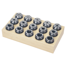 Collet set DIN6499 ER40 472E, 3-26mm, 24-pc. (8µm)