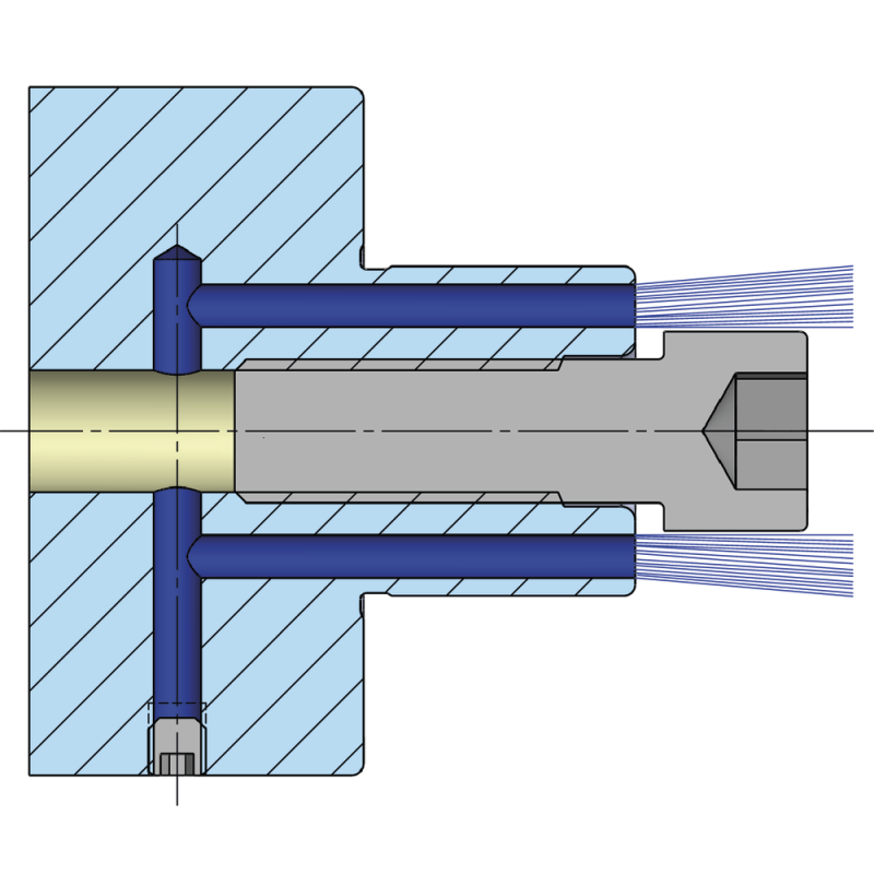 Transverse slot shell-type milling cutter arbour DIN2080 SK40, 16mm A=30mm 30m
