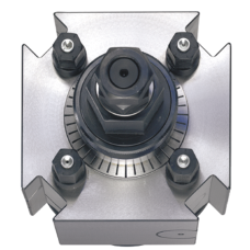 Quadruple revolver head RD4+IK with internal cooling