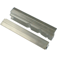 Aluminum protective jaw, V-block horizontal. + vert. 12 mm