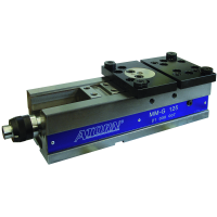 Компактний затискач NC BB-125 мм MM-G125, маятникові опорні губки та вставки-комірці