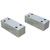 Aluminum top jaws 115x45x40 for base jaws BB75