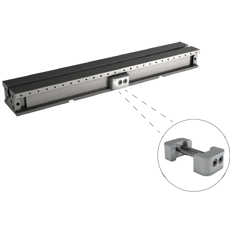Adapter set for slide rail extension