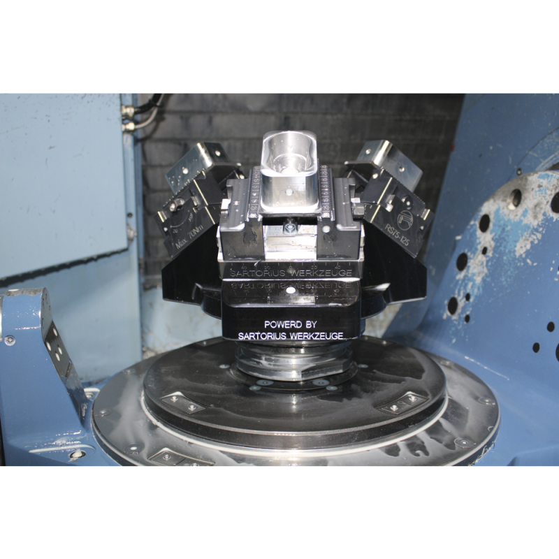 3-pl. pyramid, including 3 pieces. cent. clamp. vices RS75-125 f. MX330/MAM35V w/o jaws