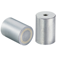 Круглий магніт для стрижня з внутрішнім різьбленням, 6 мм M3x5