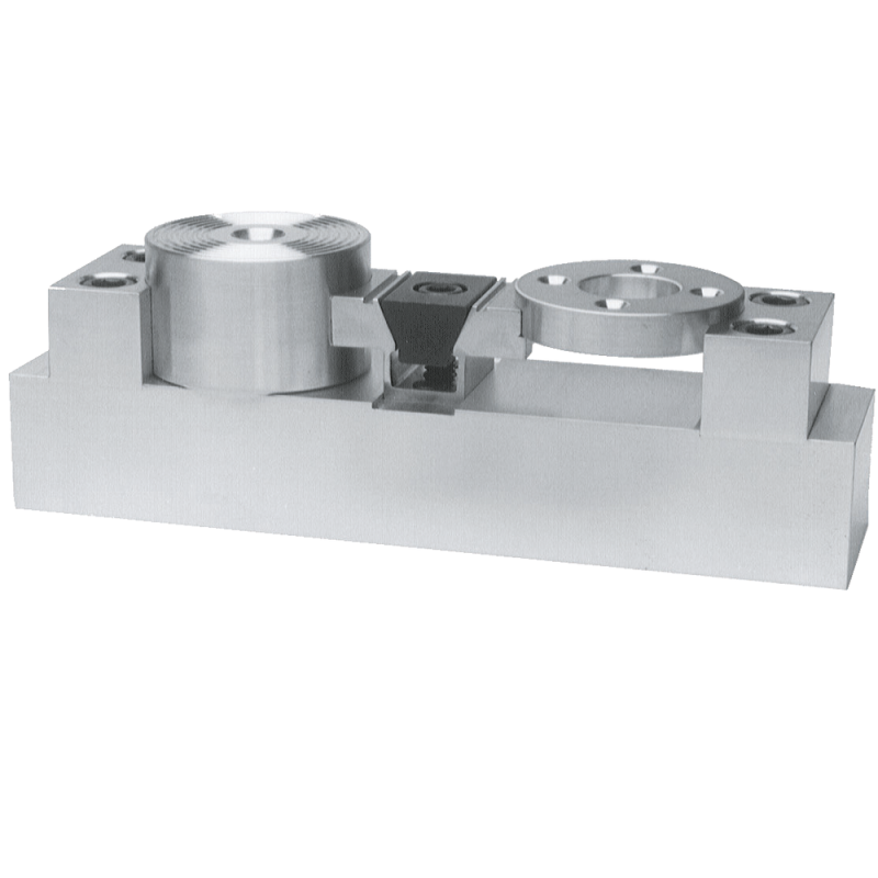 Form-fitting double wedge clamp M4 with locking mechanism