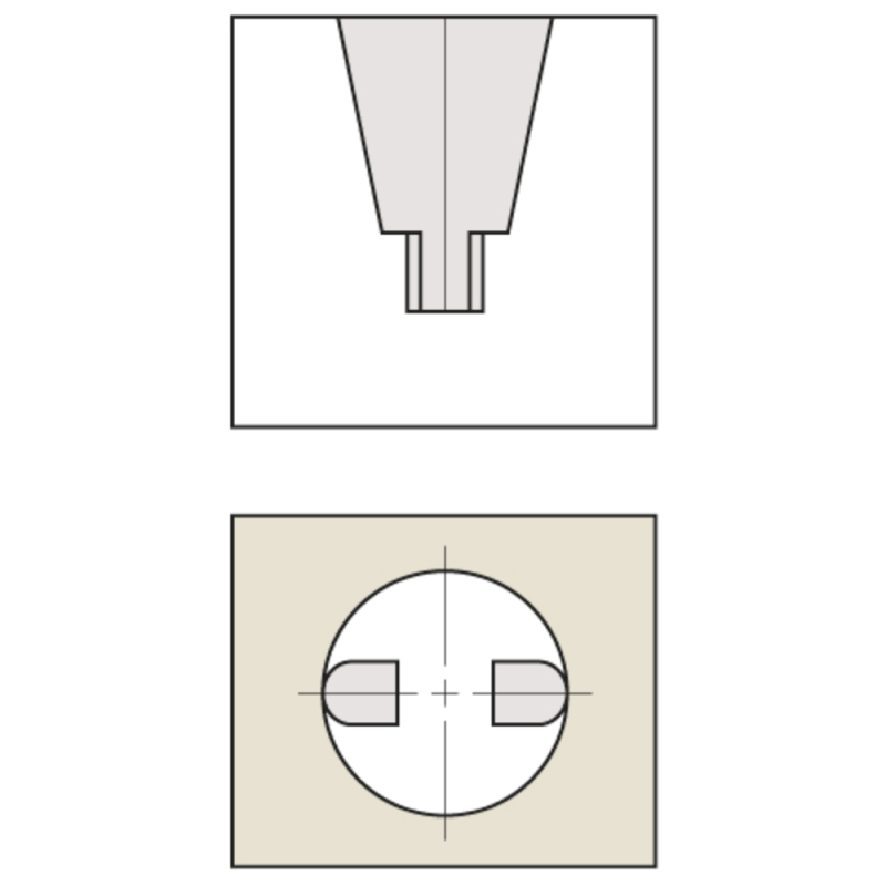 Workshop calliper gauge 300mm (0.02mm) without blade tips, w. fine adjustment
