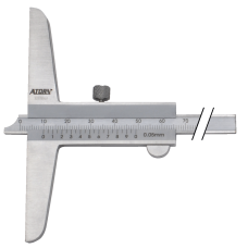 Глибиномір 300 мм (0,05 мм) без гачка, довжина основи 150 мм