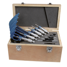 Outside micrometers 0-150mm (0.01mm) with ratchet