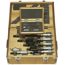 Outside micrometer 0-75mm (0.01mm) lightweight for workshop use