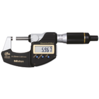 Digital outside micrometer 0-25mm (0.001mm) QuantuMike IP65, with data output