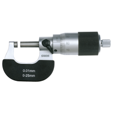Outside micrometer 0-25mm (0.01mm) with large scale barrel 28mm