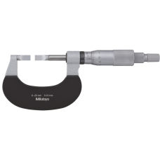Мікрометр зовнішній D4 0-25 мм (0,01 мм) з вузькими вимірювальними поверхнями (0,75 мм)