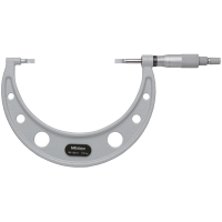 Outside micrometer D4 100-125mm (0.01mm) with narrow measuring faces (0.75mm)