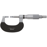 Outside micrometer D4 0-25mm (0.01mm) with narrow measuring faces (0.4mm)