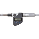Micrometer head, digital 0-25mm (0.001mm) IP65 flat, non-rotating, 12mm