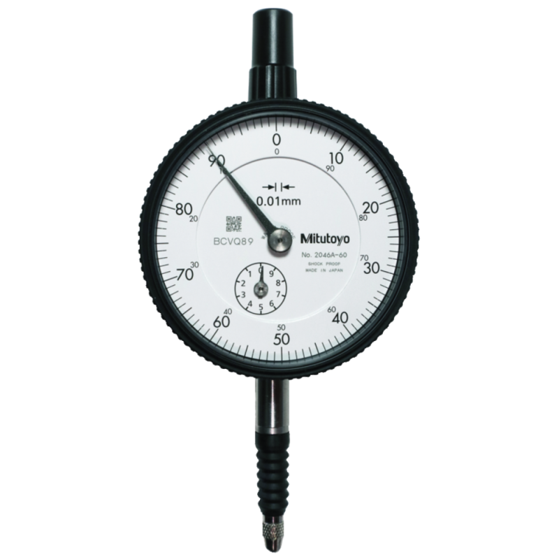Dial indicator 1mm (0.001mm) outer ring - 57mm, IP64, shockproof