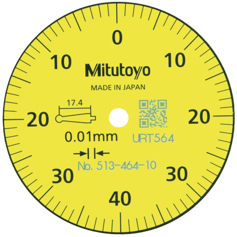 Lever dial indicator 0.8 mm (0.01 mm) scale 0-40-0, external ring 28 mm