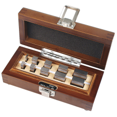 Gauge block set for outside micrometers up to 25mm accuracy 1 5-pc. steel