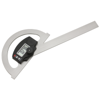 Protractor 150x200mm digital, stainless