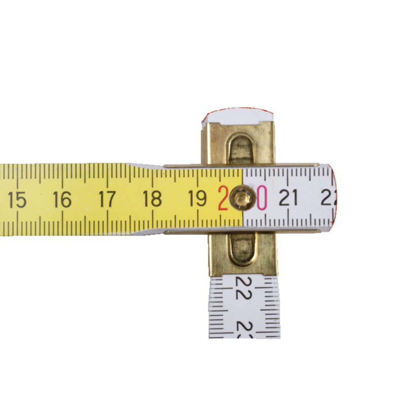 Folding ruler 2m wood, EC Class III