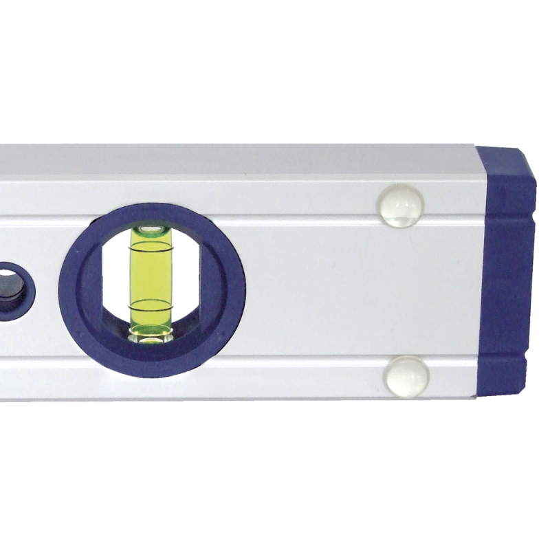 Spirit level 1200mm lightweight metal with scale and 2 markers
