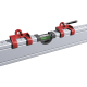 Spirit level 400mm lightweight metal with magnetic base