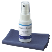 Набір для чищення: засіб для чищення лінз та серветка з мікрофібри