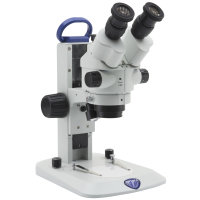 Stereo zoom microscope trinocular 0.7x to 4.5x zoom