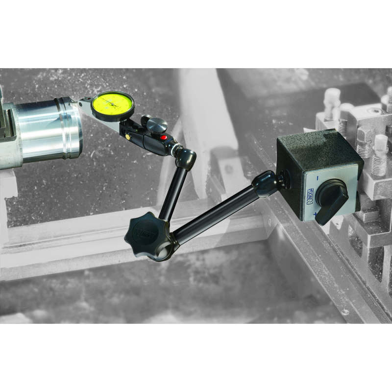 Magnetic articulated stand NF61003, ext. M5 with magnetic base NF0037