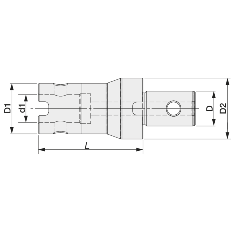 Редуктор VORTEX DRILL з 50 на 13; L=80 мм